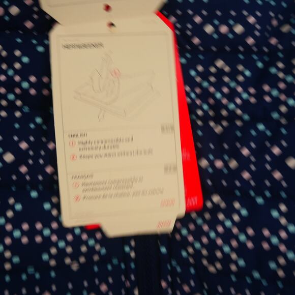 NEW THE NORTH FACE Girl's 12-18 months Reversible Mossbud Swirl Blue Sparkle - Picture 8 of 13